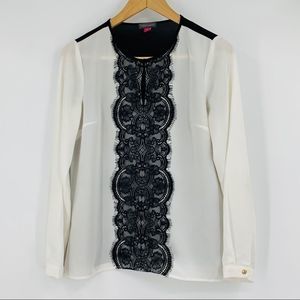 Vince Camuto blouse 9287 top SP small Petite White